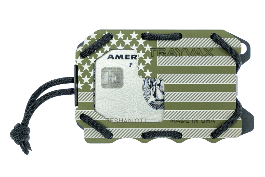 Trayvax Enterprises Wallet Original 2.0 Green Patriot Edition