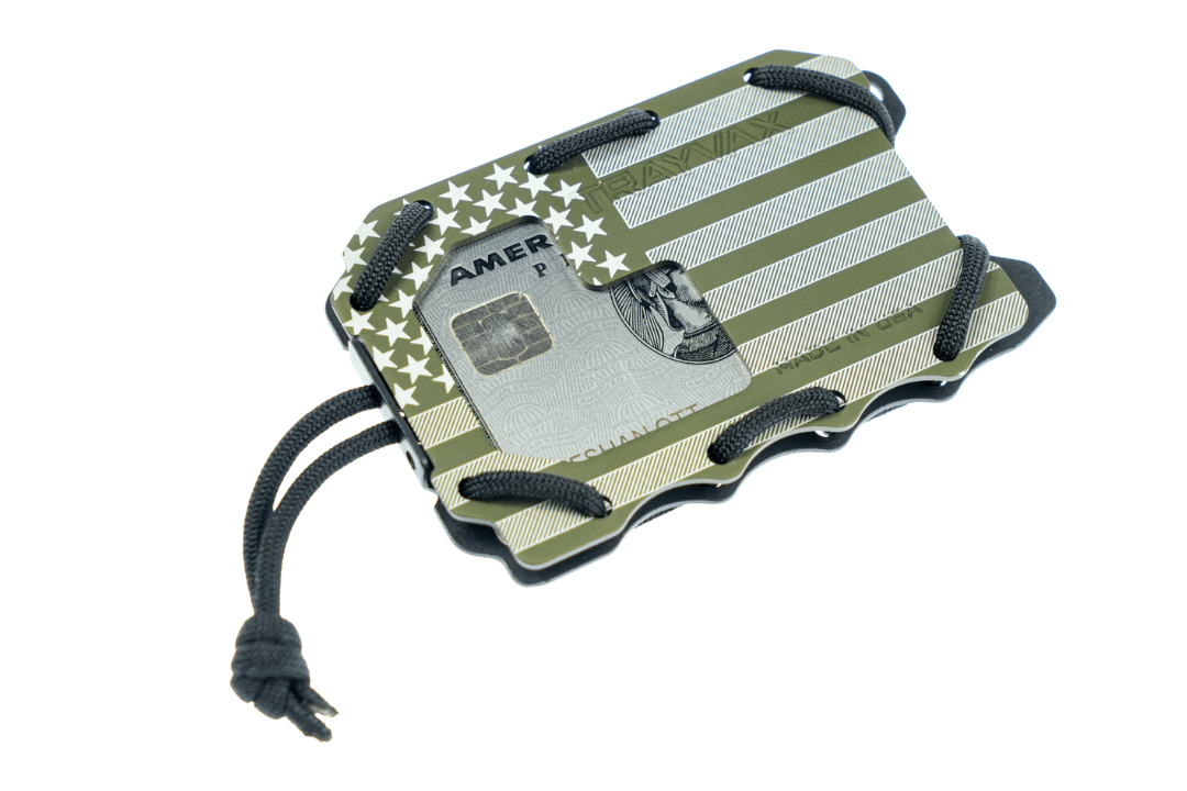 Trayvax Enterprises Wallet Original 2.0 Green Patriot Edition