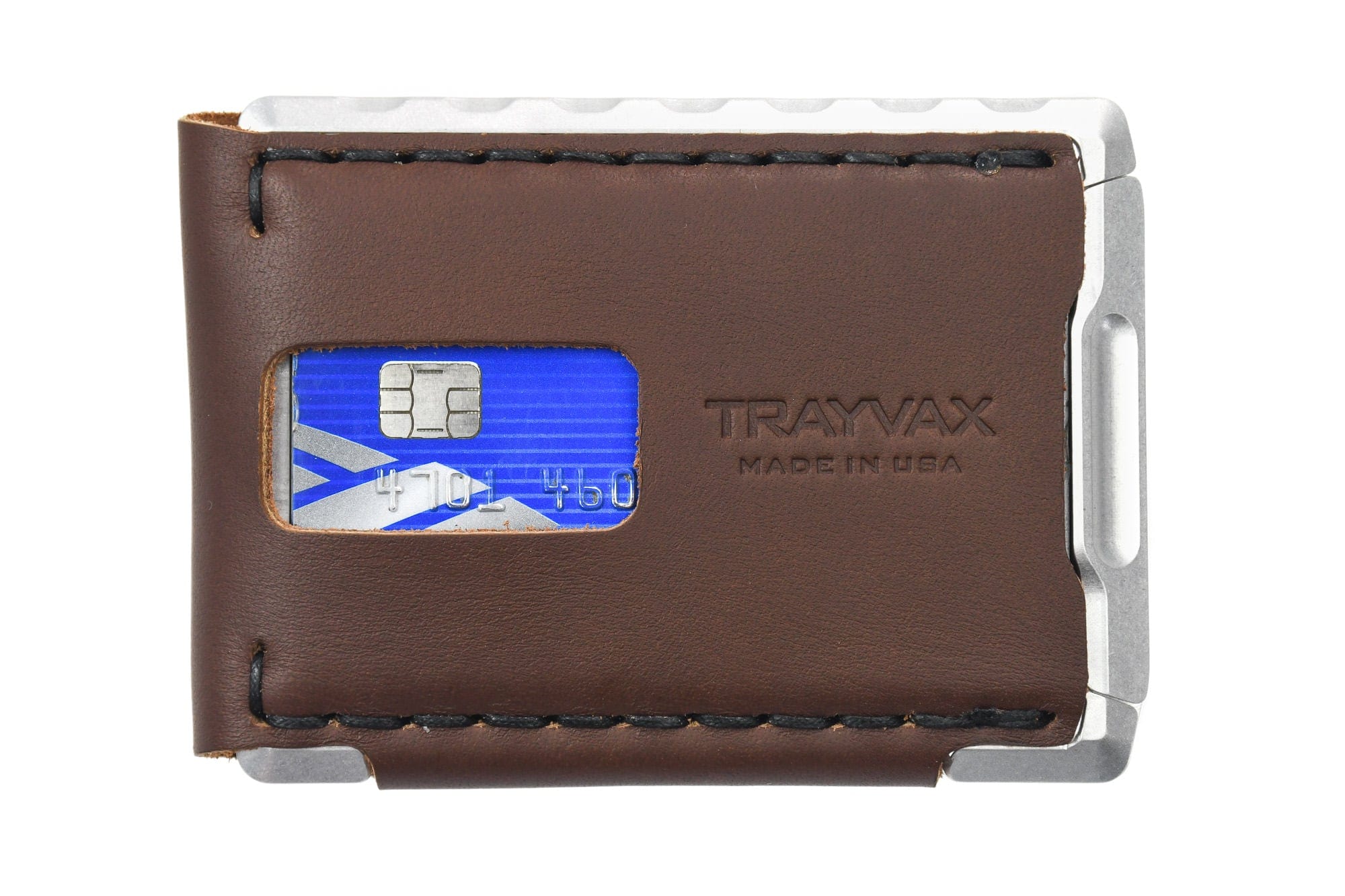 Trayvax Enterprises Wallet Raw Tumbled / Brown Venture Billfold - Raw Tumbled Brown