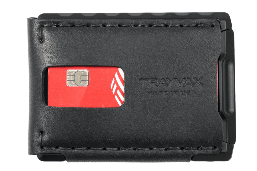 Trayvax Enterprises Wallet Venture Billfold - Black Ano / Nightfall Black